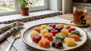 Беру стакан любого сока - гора мармеладок готова: идеальный домашний десерт для детей и взрослых