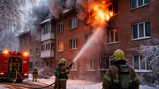 В городе Селиваново при пожаре в доме на улице 1-я Заводская пострадал человек