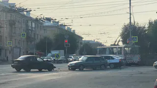 Город встал: в центре Рязани произошло ДТП