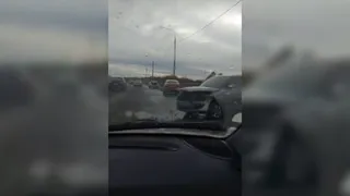 В Рязани на Северной окружной столкнулось несколько автомобилей
