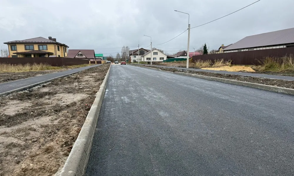 В Гусь-Хрустальном завершают благоустройство квартала для многодетных семей