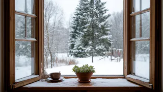 Готовлю пасту из мыла и наношу ее пальцем на окно - и тепло в доме держится как в термосе
