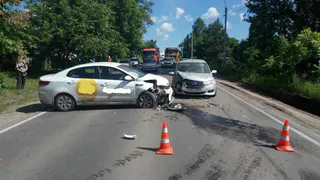 Под Рязанью водитель уснул за рулем и спровоцировал тройное ДТП