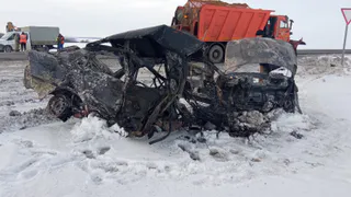 В сети появились фото с места жуткой аварии на Михайловском шоссе