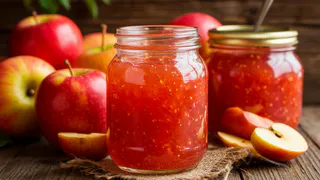 Бабушка оставила нам рецепт, и теперь яблочное варенье делаем исключительно так: сколько ни закрути - все равно будет мало