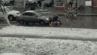 В Рязани из-за погоды участились ДТП –    утром пострадал пешеход