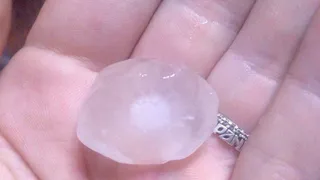 В Рязанской области от града пострадали автомобили