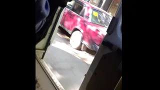 Причуды рязанских маршрутчиков - проветривают салон на ходу