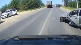 В Рязани у поселка «Сказка Алеканово» 13 июня произошло массовое ДТП 