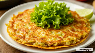2 яйца и капуста — а на выходе аппетитная лепёшка: на завтрак домашние будут просить только её, вместо постоянных каш