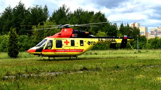 В Чувашии санитарная авиация оперативно доставила пациентку в кардиодиспансер