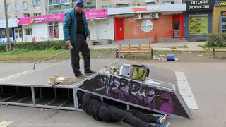 На Московском шоссе восстановили скейт-парк