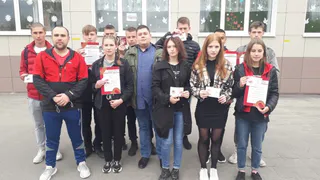 Студенты из Почепа поучаствовали в фестивале ГТО