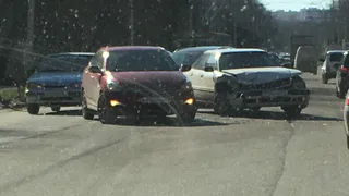 ДТП в Приокском - столкнулись два автомобиля