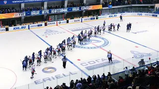 Нижнекамский «Нефтехимик» принимал «Ак Барс» 