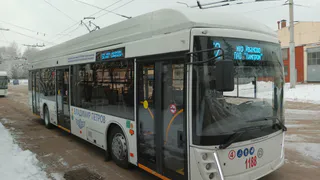 В Новочебоксарске запущен именной троллейбус в честь основателя транспортной системы города