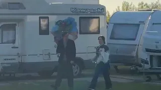 Актера Александра Петрова засняли в селе Байдики