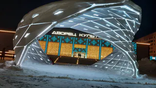 Усинск укутан в зимнюю пелену: город встречает день с легким снегом и минусовой температурой