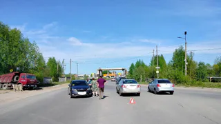 В Сыктывкаре Chevrolet протаранил Kia из‑за неверного манёвра на перекрёстке