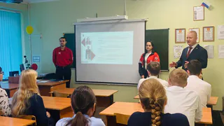 Старшеклассники усинской школы встретились со специалистами «ЛУКОЙЛ-ЭНЕРГОСЕТИ»