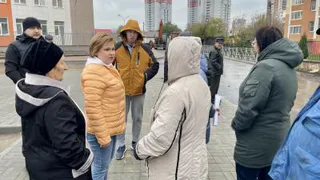 Сорокина ознакомилась с ходом строительства школы в Кальном