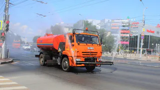 Спасают от жары: в Рязани проводят аэрацию воздуха