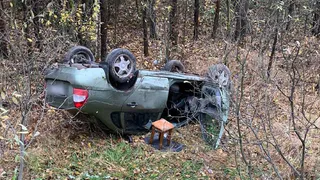 Соблюдайте скоростной режим: в Клепиковском районе “Лада Калина” слетела в кювет