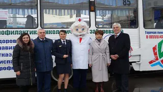 Из первых уст: в «Трамвае здоровья» главные врачи Нижнекамска пообщались с населением