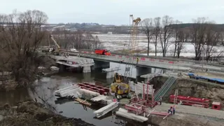 На федеральной трассе в Чувашии построили мост и обновили дорогу
