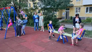 На улице Интернациональной в Рязани появилась новая детская площадка