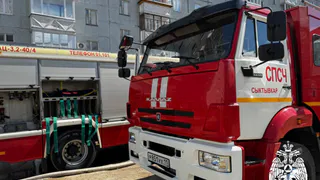 В Коми за сутки сгорели несколько жилых домов и автомобиль