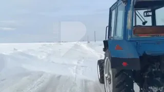 В Рязанской области снежные заносы образовались на 68 трассах