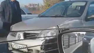 На Северной окружной парализовано движение из-за аварии