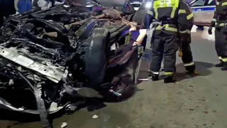 Три человека погибли в Казани при наезде иномарки на бетонное ограждение 