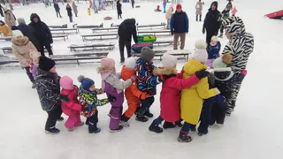 В парке «Дружба» прошла анимационная программа «Зебра в снежном царстве» для детей