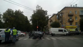 ДТП в центре Рязани – столкнулись два легковых автомобиля