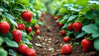 2 ложки под куст клубники — обязательно: ягоды вырастают размером с кулак — по 200 грамм каждая