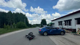 15-летний рязанец на мопеде оказался в реанимации из-за ДТП с легковушкой