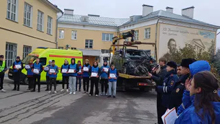 Врачи и полицейские Рязани посетили митинг памяти жертв ДТП