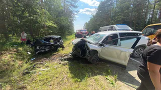 В Меленковском районе случилось серьёзное ДТП с участием двух автомобилей