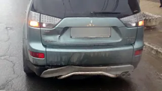 ДТП в центре Рязани - маршрутка врезалась в "Митсубиси"