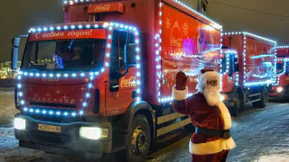 Караван Coca-Cola появляется в ленте Instagram разных городов