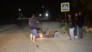 Впал в кому: авария с мотоциклистом в Пронске попала на видео