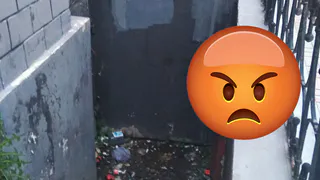 «Каждые выходные под окнами появляется свалка»: горожане жалуются на хлам в подвале жилого дома