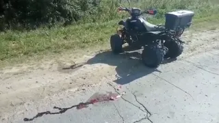 Под Рязанью произошло ДТП с участием квадроцикла. Видео