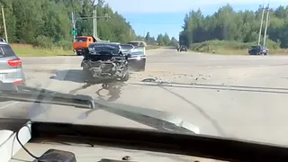 Под Касимовом произошло серьезное ДТП с легковушкой