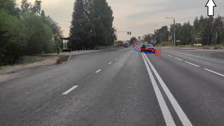 В Коми байкер на мотоцикле Kawasaki наехал на Volkswagen Polo