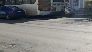 На улице Соборной в Рязани утром столкнулись маршрутка и автобус