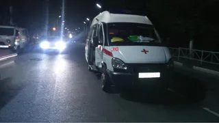 Ночью в Рязани машина скорой помощи попала в ДТП, есть пострадавшие