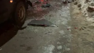 На Московском шоссе автомобиль улетел в сугроб